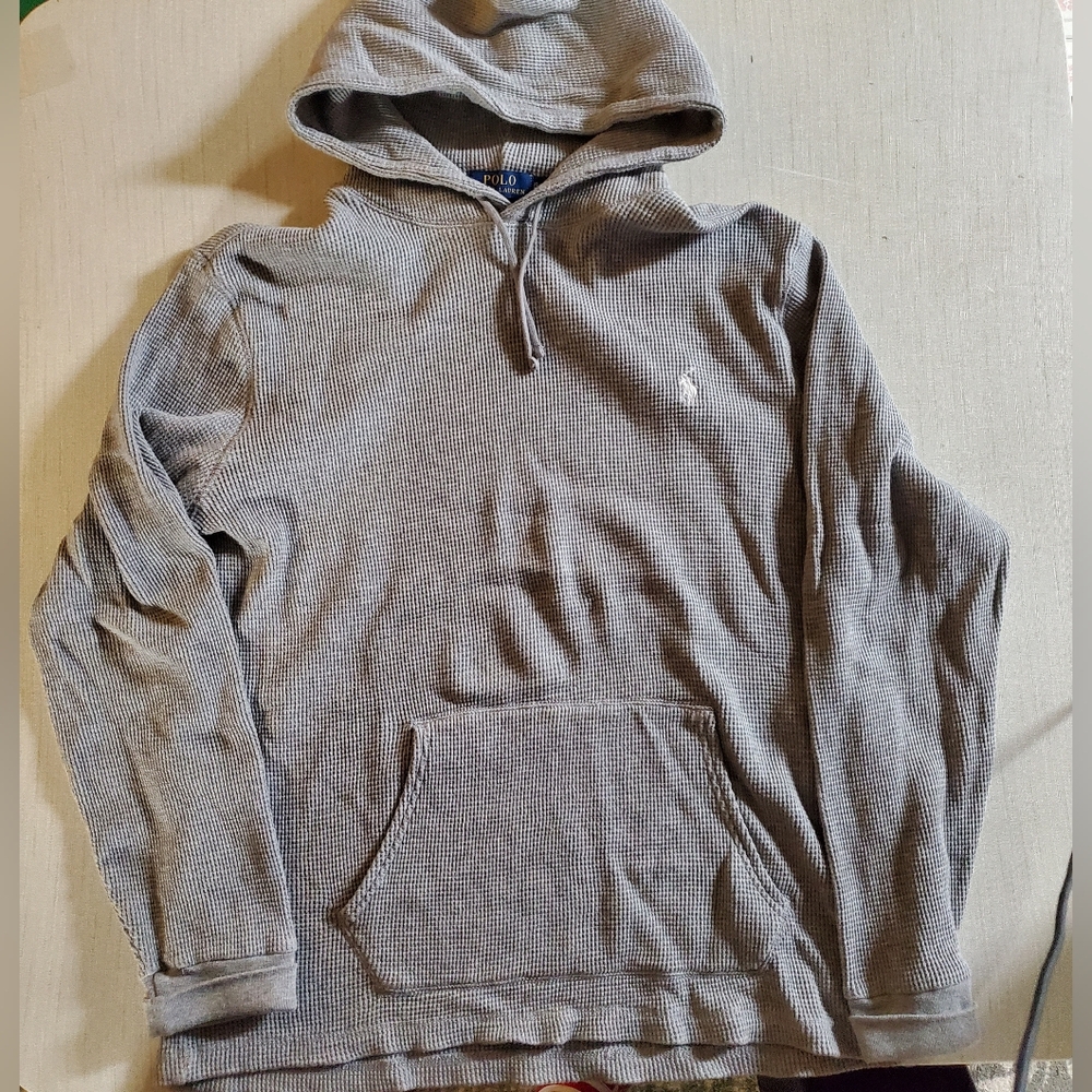 Polo Ralph Lauren waffle hoodie men's xl